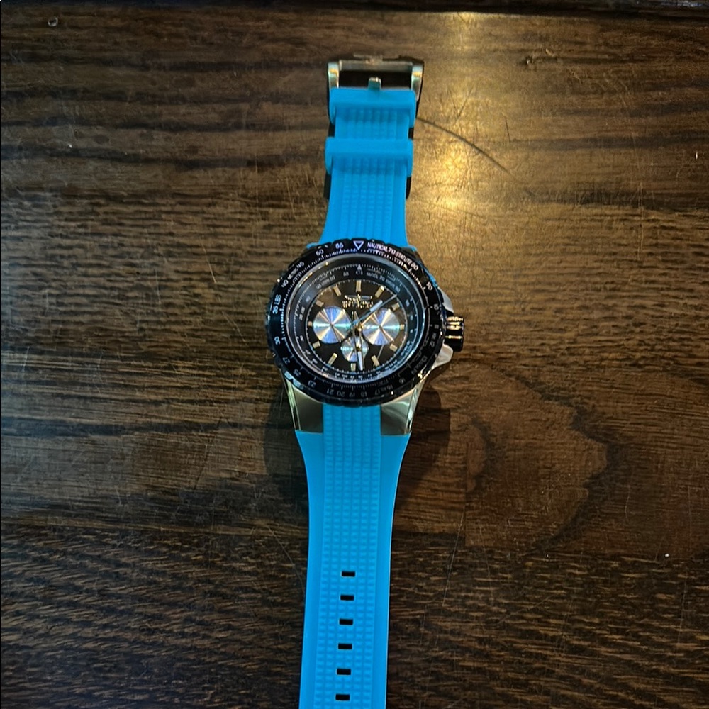 Black and Blue Watch